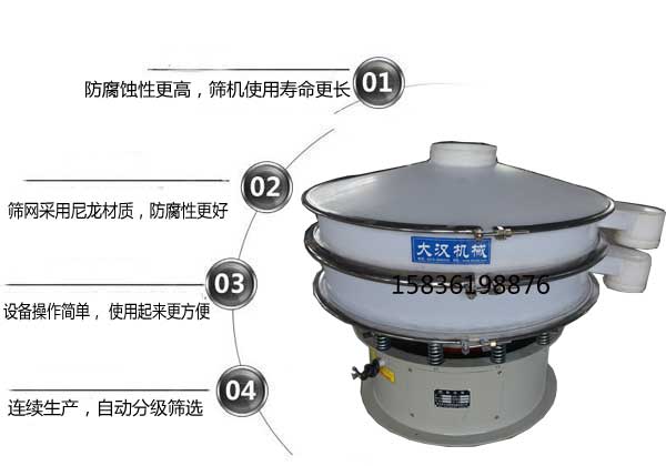 PP塑料振動(dòng)篩分機(jī)特點(diǎn)